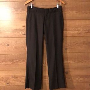 Banana Republic Factory Petite sz 4P brown wool blend dress pants